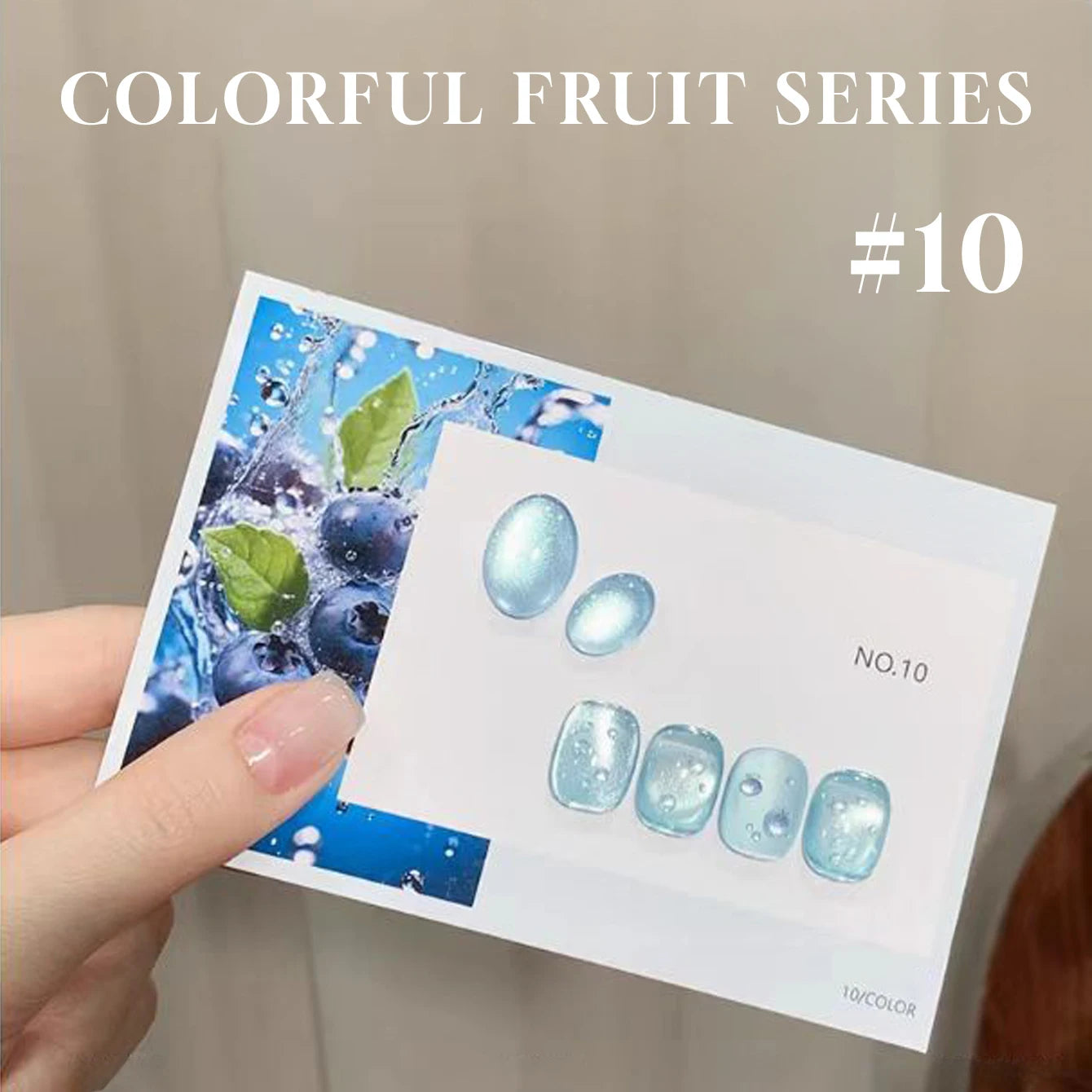 MIANEL 12ML 1-7 piezas Esmalte de uñas en gel con efecto ojo de gato, color rosa, dorado, con burbujas de océano, con cuentas de vidrio, para verano, 2025, para uñas azules, artículos para uñas