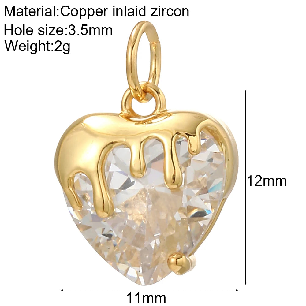 Evil Blue Eye Heart Necklace for Women Cute Gold Star Collars Diy Pendant Stainless Steel Chain High Quality