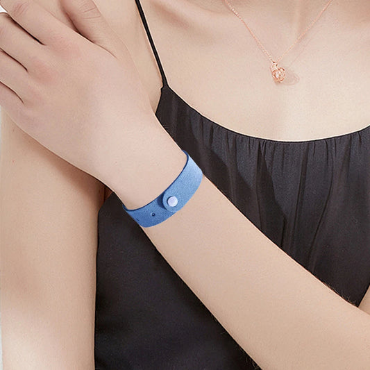 5 pulseras repelentes de mosquitos naturales, de larga duración, para patio exterior.