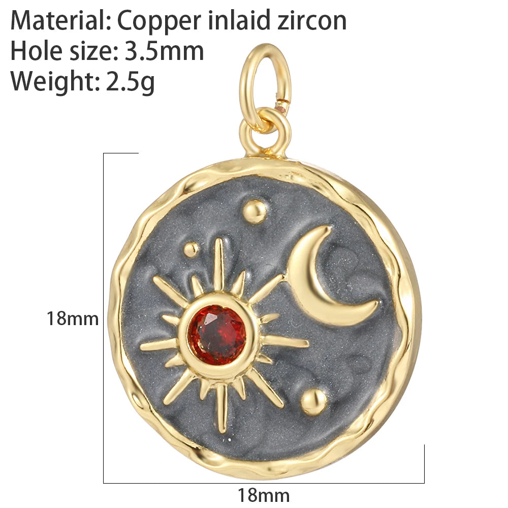 Evil Blue Eye Heart Necklace for Women Cute Gold Star Collars Diy Pendant Stainless Steel Chain High Quality