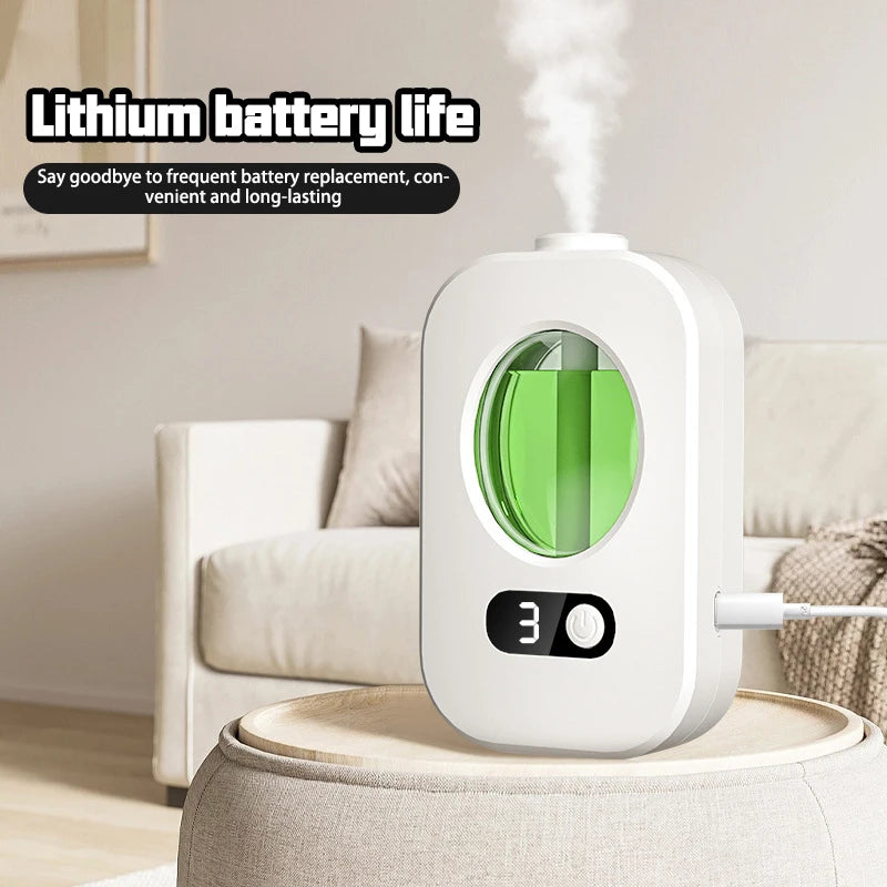 Difusor automático de aromaterapia, ambientador, dispensador de aceites esenciales para baño y baño, humidificador.
