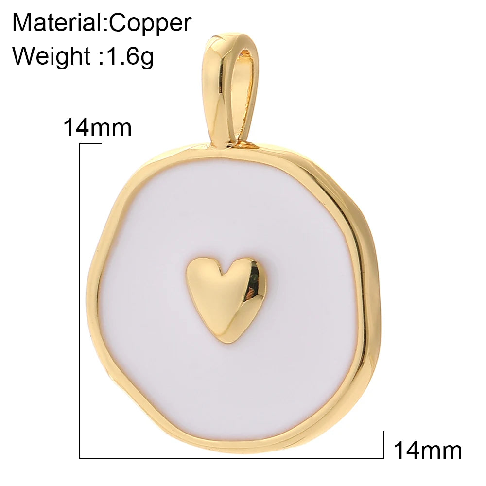 Evil Blue Eye Heart Necklace for Women Cute Gold Star Collars Diy Pendant Stainless Steel Chain High Quality