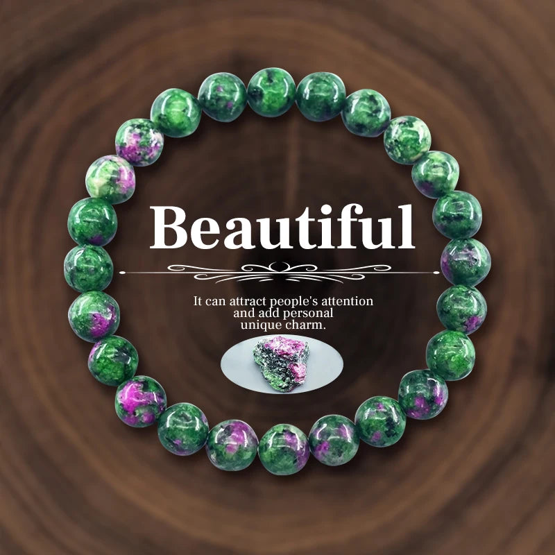 Natural Stone Crystal Beads Bracelet for Women Unisex 7 Chakra Energy Protection Healing Prosperity Bangle Good Luck Jewelry