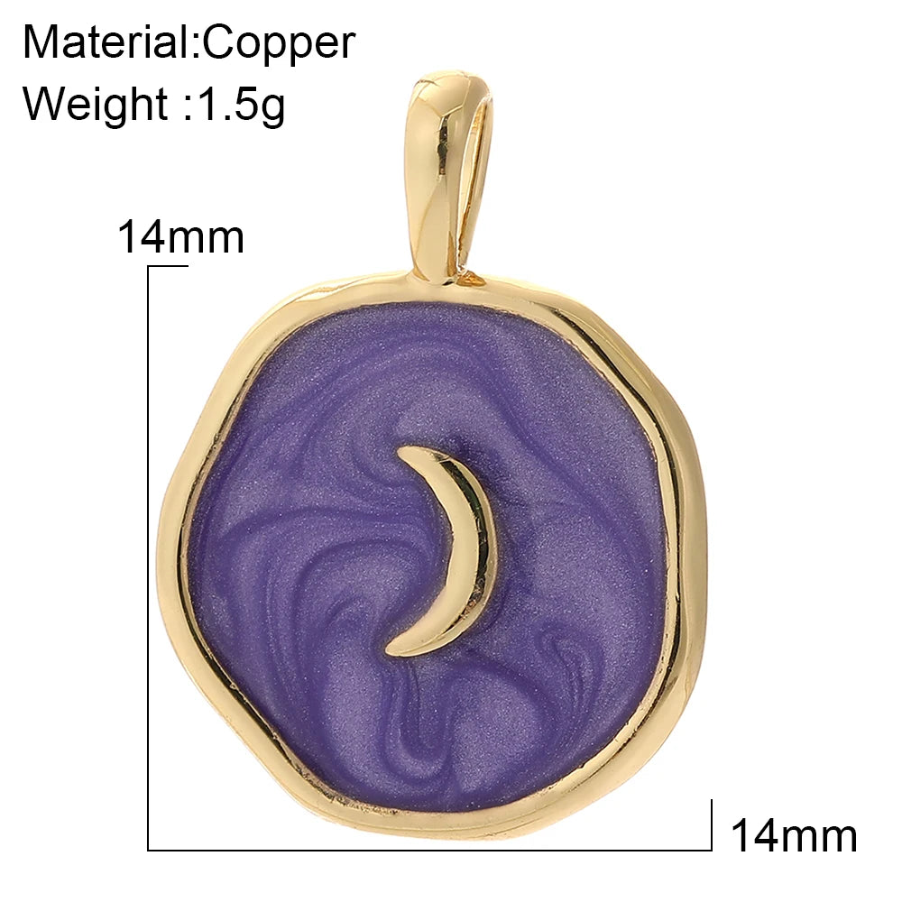 Evil Blue Eye Heart Necklace for Women Cute Gold Star Collars Diy Pendant Stainless Steel Chain High Quality