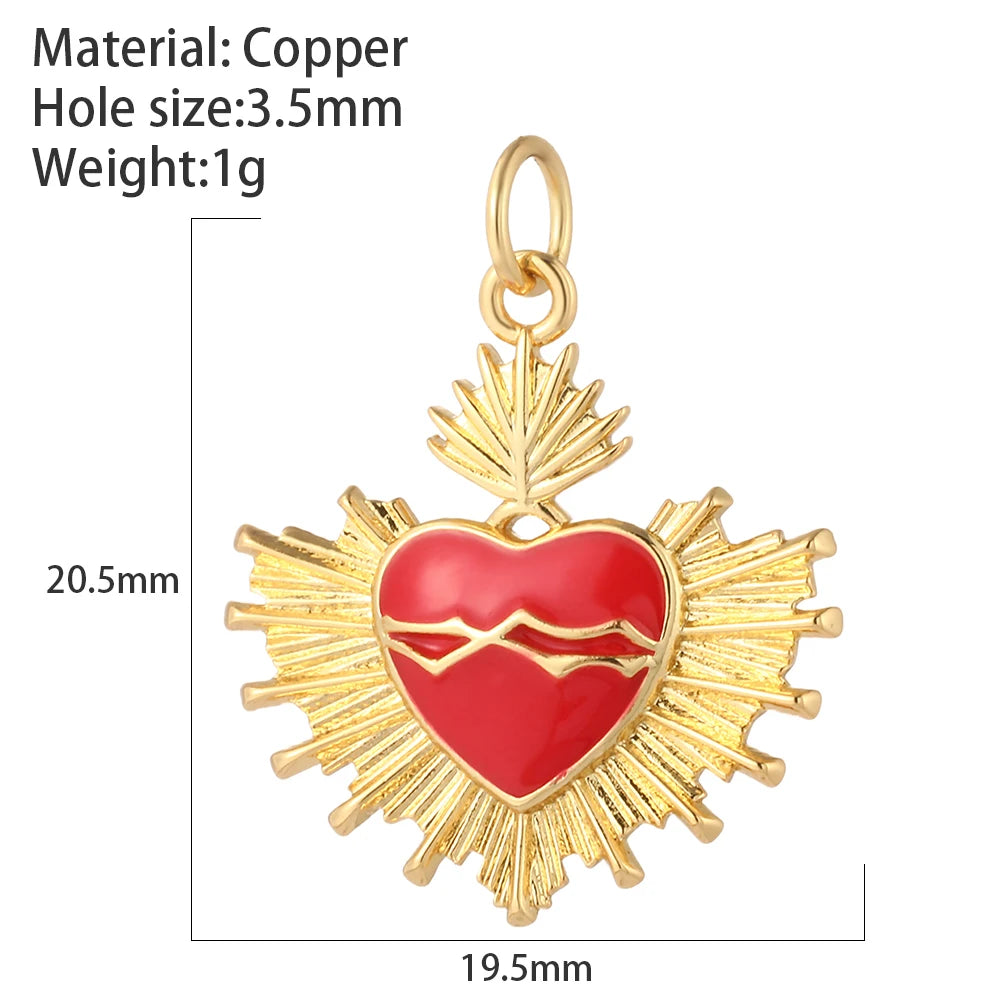 Evil Blue Eye Heart Necklace for Women Cute Gold Star Collars Diy Pendant Stainless Steel Chain High Quality
