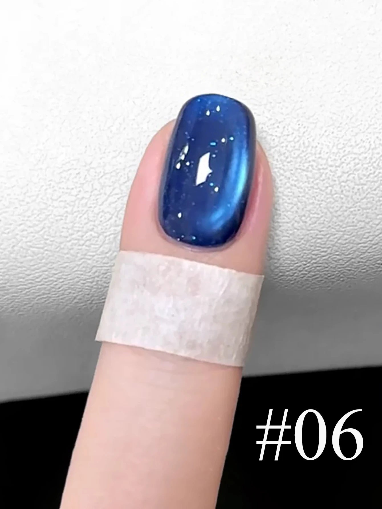 MIANEL 12ML 1-7 piezas Esmalte de uñas en gel con efecto ojo de gato, color rosa, dorado, con burbujas de océano, con cuentas de vidrio, para verano, 2025, para uñas azules, artículos para uñas