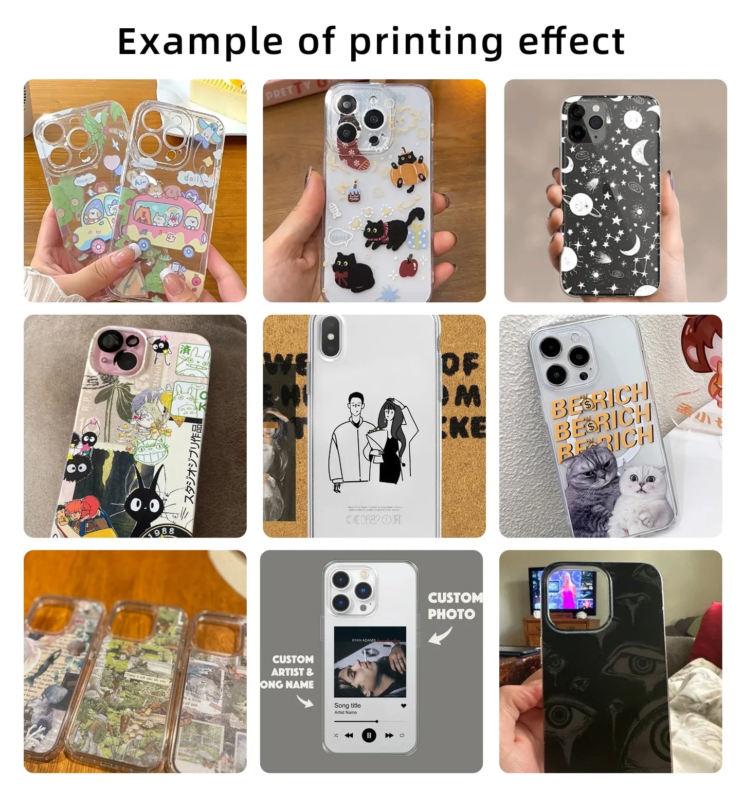 Funda de teléfono suave transparente personalizada para iPhone 16, 15, 14, 13, 12 Pro Max Plus, cubierta rígida o blanda, diseño personalizado, foto DIY