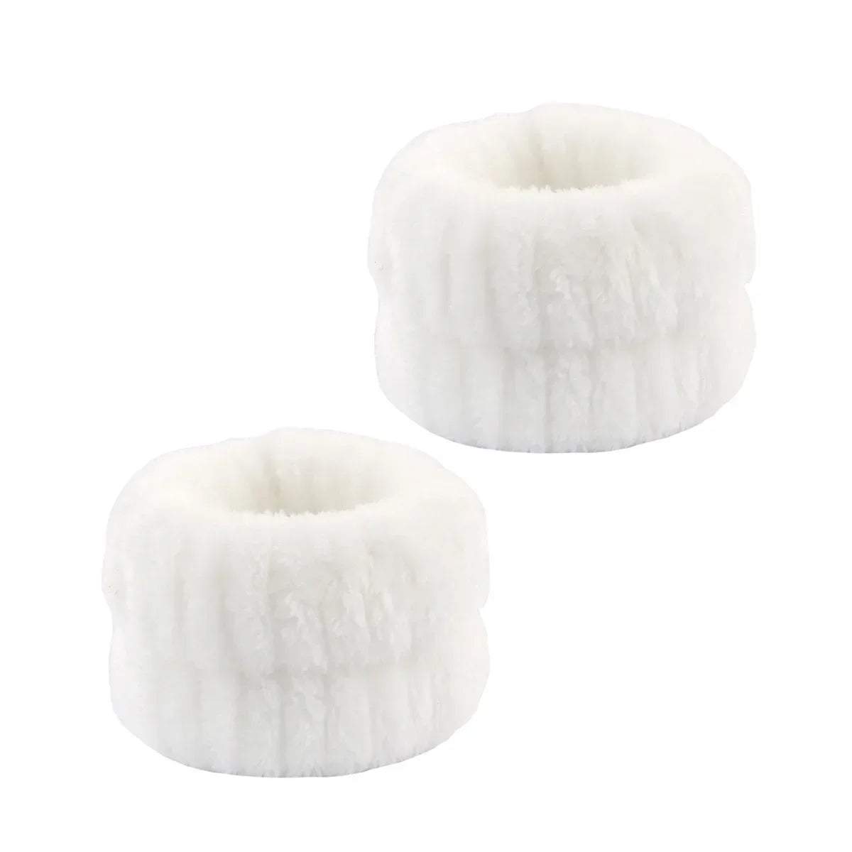 Juego de 2-3 diademas y muñequeras de spa con diseño de punto, toalla de maquillaje adecuada para lavarse la cara, maquillarse, ducharse y herramientas para el cuidado de la piel.