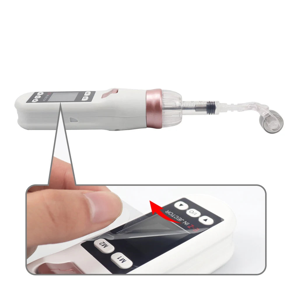 Pistola de mesoterapia EZ Hydra Vacuum Meso, aguja EZ de 5 y 9 pines, hidrolifting, mesoterapia, hidratante, inyector de piel, pluma de microagujas Derma