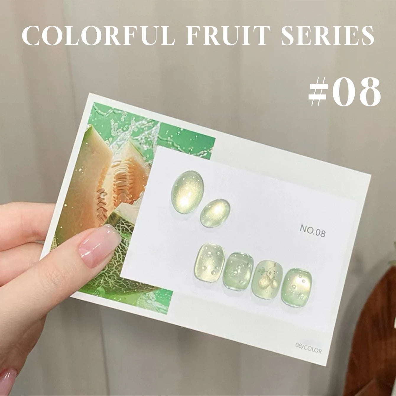 MIANEL 12ML 1-7 piezas Esmalte de uñas en gel con efecto ojo de gato, color rosa, dorado, con burbujas de océano, con cuentas de vidrio, para verano, 2025, para uñas azules, artículos para uñas