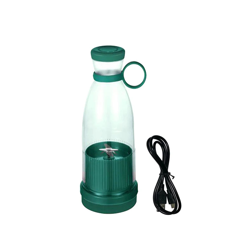 Licuadoras recargables, exprimidores de frutas frescas, azul/rosa, USB, portátiles, mini licuadora eléctrica rápida, máquina para hacer batidos y hielo.