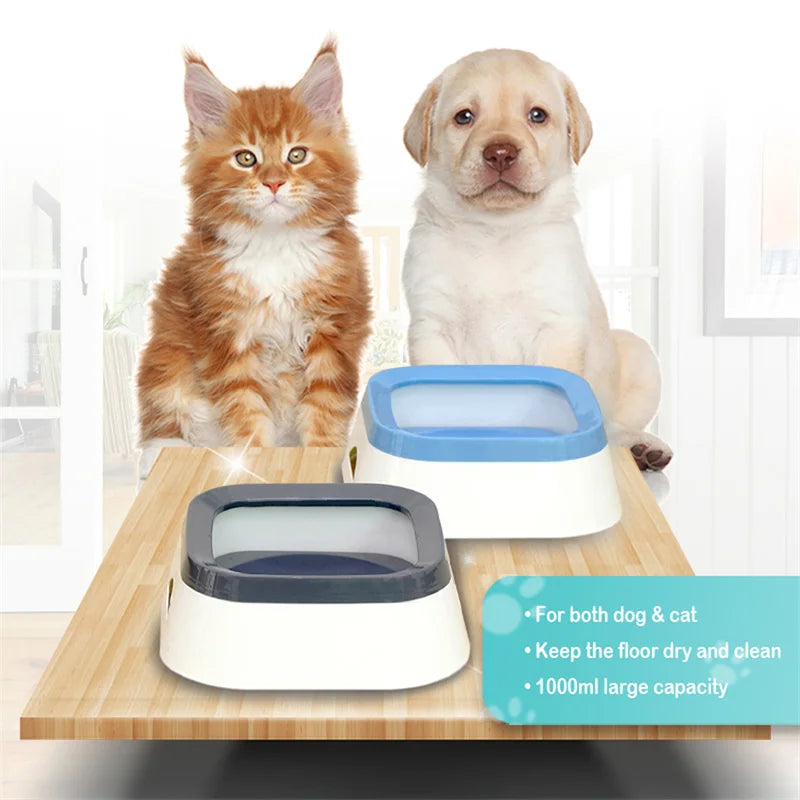 Bebedero para perros de 1 l, 1000 ml, flotante, antihumedad, para gatos, dispensador de agua de gran capacidad.