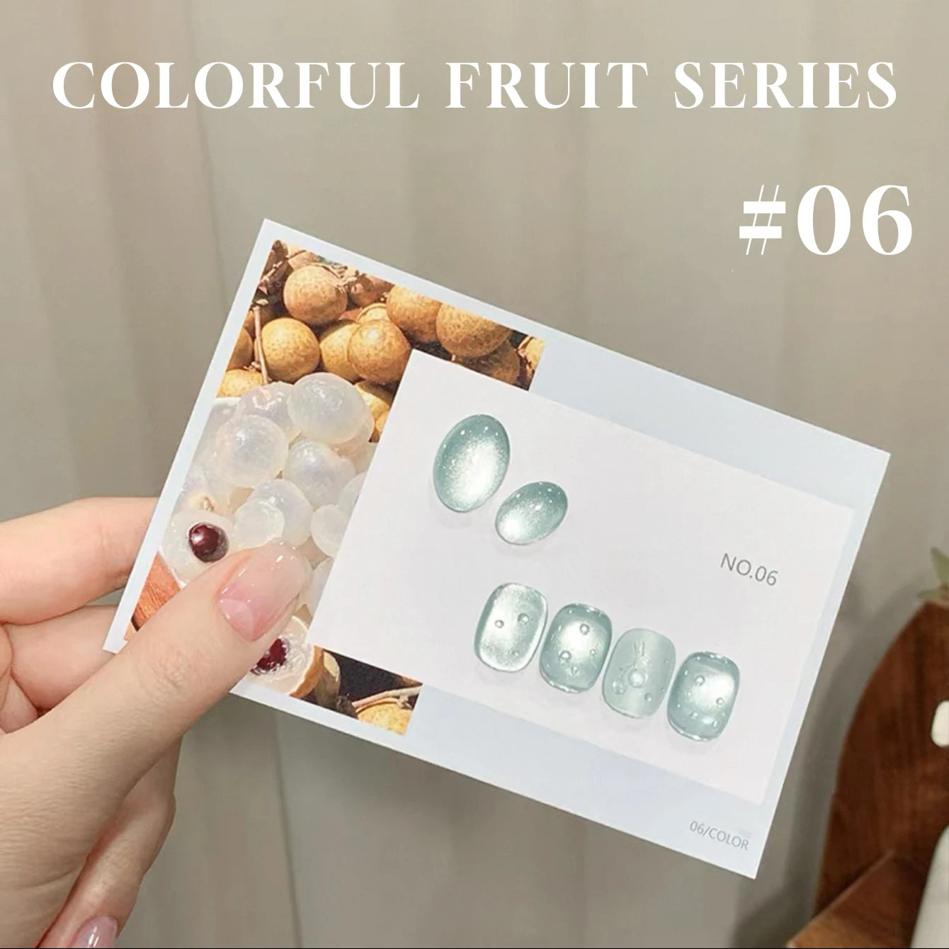 MIANEL 12ML 1-7 piezas Esmalte de uñas en gel con efecto ojo de gato, color rosa, dorado, con burbujas de océano, con cuentas de vidrio, para verano, 2025, para uñas azules, artículos para uñas