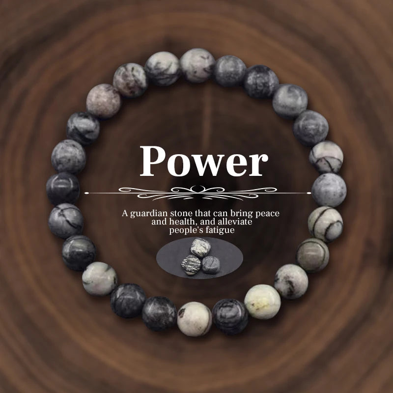 Natural Stone Crystal Beads Bracelet for Women Unisex 7 Chakra Energy Protection Healing Prosperity Bangle Good Luck Jewelry