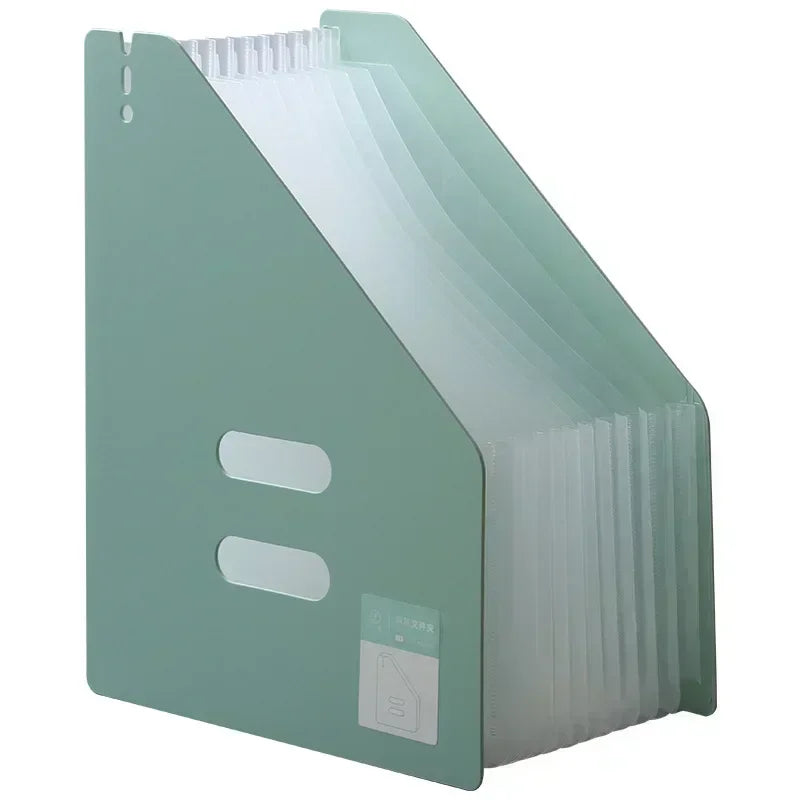 Carpetas de archivos multicapa con bolsa de expansión para clasificación y soporte para papel A4.