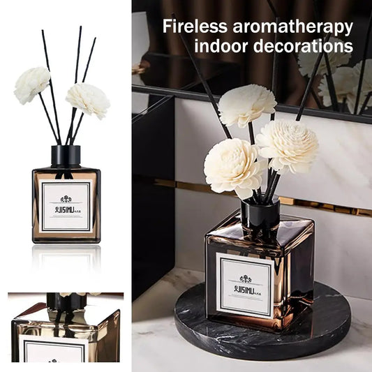 Difusor de aromaterapia sin fuego para decoración del hogar, aroma floral de larga duración para baño, N2p8