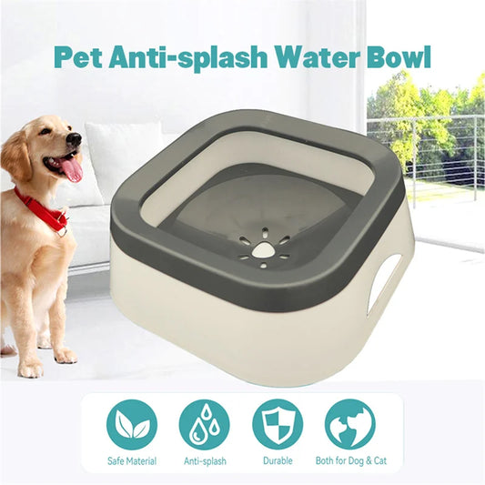 Bebedero para perros de 1 l, 1000 ml, flotante, antihumedad, para gatos, dispensador de agua de gran capacidad.