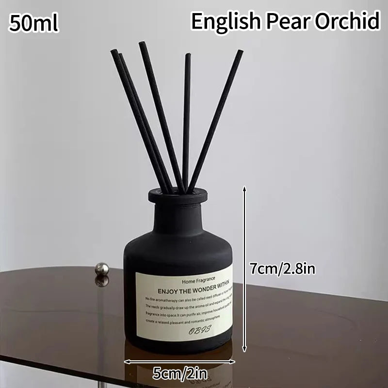 Ambientador líquido sin llama, difusor de aroma, perfume, desodorante, fragancia floral de larga duración, decoración del hogar.