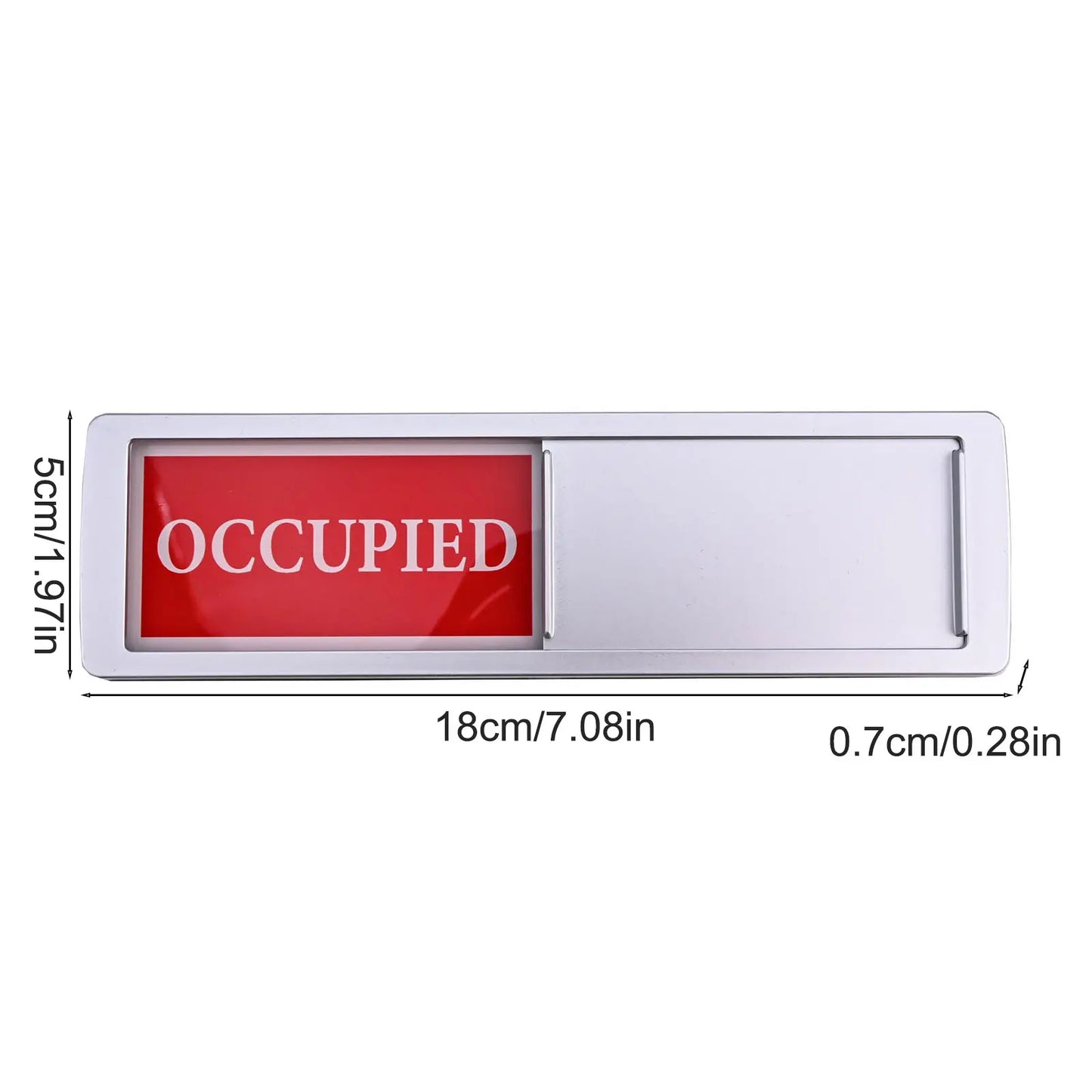 Letrero de privacidad para puerta, letrero de ocupado/desocupado, letrero deslizante con número, indicador de molestias para casa, oficina, baño, reuniones, hotel, hospital